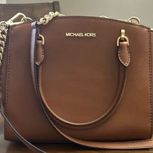 Michael Kors Tan Leather Satchel